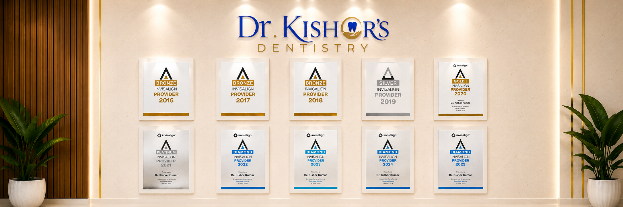India's No 1 Quadruple Diamond Invisalign centre.